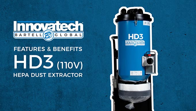 HD3 110V HEPA Dust Extractor - Features & Benefits