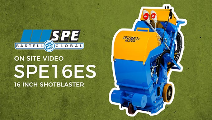 Bartell Global’s SPE16es Shotblaster - On Site Footage