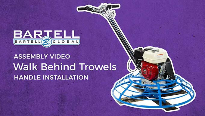 Power Trowels - Handle Installation